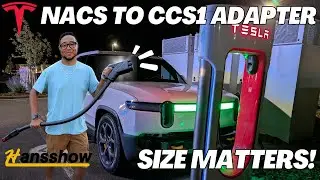 Hansshow 5 Foot Tesla NACS to CCS1 Adapter &mdash; Supercharger Reach Fix Or Electrical Hazard ⚡?