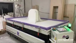 Termoformar superficies solidas con prensa de membrana y horno BUGATOOL
