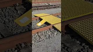 &Uuml;berg&auml;nge Gitter im Rangierbahnhof Abstellbereich Heilbronn #rangierbahnhof #heilbronn #&uuml;bergang