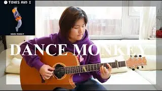 Dance Monkey - Tones and I (fingerstyle guitar cover) (free tabs)