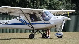 Ikarus C42 Microlight Flight from Hunsdon Airfield