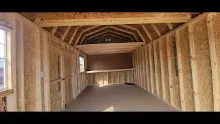 Derksen 12x24 Side Lofted Barn with electric! NO CREDIT CHECK! FREE DELIVERY! 830-216-0576