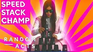Speed stacking in Dior | Cup Stacker by Daniel Thomas Smith | Fashion Short | Random Acts