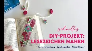 N&auml;hidee - DIY Lesezeichen - Geschenkidee