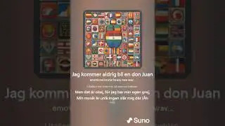 Jag kommer aldrig bli en Don Juan - AI genererad musik på svenska