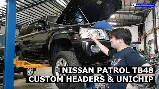 Nissan Patrol 4.8L 6-цилиндровый Custom Headers Unichip Tuning