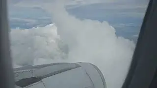 Philippine Airlines (PAL) Flies Over Mindanao Bound For General Santos City #philippineairlines