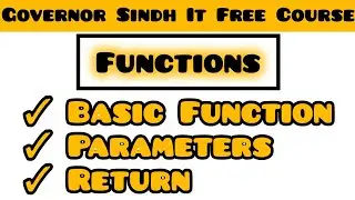 Functions in Typescript | Function Arguments | Return | Parameters | AI | Governor's IT Initiative
