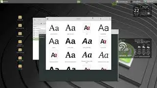 Linux Mint - Install a Font Tutorial , from Desktop