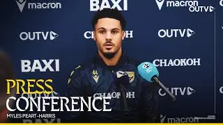 Myles Peart-Harris Faces the Press Ahead of our Trip to Leicester City | Press Conference