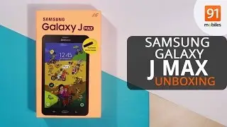 Samsung Galaxy J Max: Unboxing [Quick]