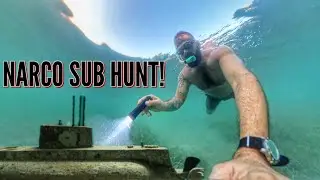 Sunken Narco Sub Search and Underwater Gear Test - EDC Flashlight & Ghost Knife Review