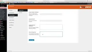 WP Panel - Front End Settings