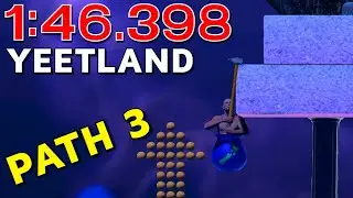 Getting Over It - Yeetland Map in 1:46.398 (Path 3)