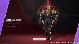 Marvel Rivals Iron Man Blood Edge Armor Skin Acquired