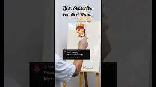 Comment Your Name ✨👇 | Like , Subscribe ✨ #art #cartoon #love #happiness #nameart