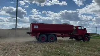 Military Tanker Converted to a Liquid Manure Spreader