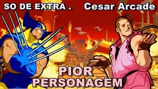 O Melhor Personagem Contra  O Pior - Marvel Super Heroes vs Street Fiighter.