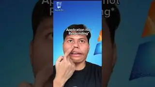 When The App Is Not Responding #youtubeshorts #application #computer #relatable