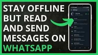 How to Stay Offline But Read And Send Messages On WhatsApp in 2024