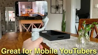 Unboxing DJI OM 5 smartphone gimbal for mobile YouTubing with my iPhone