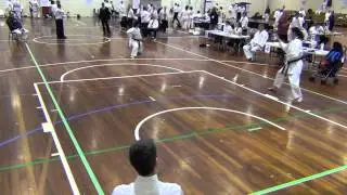 gkr nz nats 19 10 2013 ring3 open female kata repechage 03b seiunchin   kanku dai