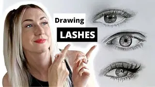 EASY TUTORIAL: How to draw EYELASHES
