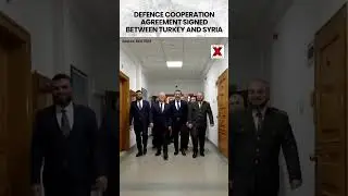 #watch | Turkey and Syria Sign Defence Cooperation MoU to Strengthen Bilateral Ties #turkey #syria