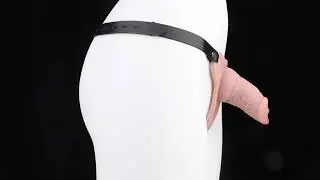 Realistic Strap-on Pants with Stand-to-Pee & Natural Finish