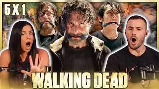 ROUNDING THEM UP LIKE CATTLE IS SICK!! | The Walking Dead 5x1 Reaction