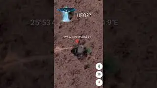 Alien👽 UFO🛸 Caught on Google Earth🤯😱 #shorts #alien