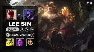 Lee Sin Top vs Jax - KR Grandmaster Patch 11.8