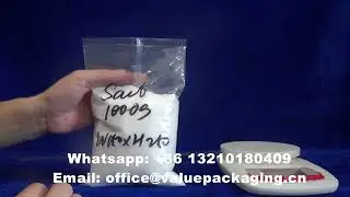 TLEN1570 What's the package size of 1000 grams fine salt pillow sachet bag