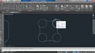Autocad de k&ouml;şe yuvarlama ve pah kırma  komutu autocad eğitimi