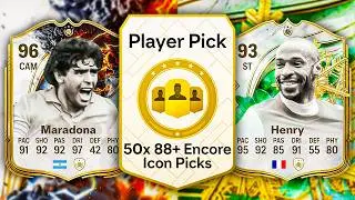 50x 88+ ICON PLAYER PICKS! 🥳 FC 26 Ultimate Team