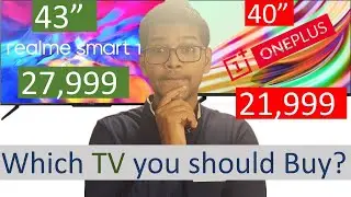 Realme tv vs Oneplus tv | Realme tv review | Oneplus Y1 tv review  2021