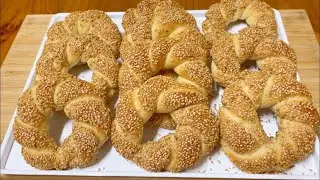 How To Make Super Delicious Simit | Sesame Bread