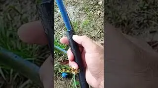 PE Hose to PVC Pipe How to connect || RAFFYBOY #pvcpipe #polyethylenepipes #plumbing