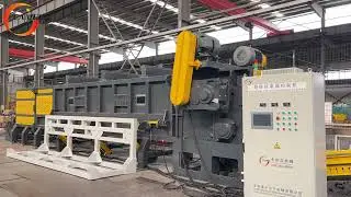 Long pipe shredder and crusher system/Huge pipe shredder/Grinder for plastic pipe recycling#shredder