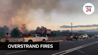 WATCH | Firefighting efforts continue in the Overstrand as more flare ups were reported Friday night