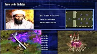 GLA Terror Leader - 1 vs 7 Hard Army C&C Generals Zero Hour - Gameplay