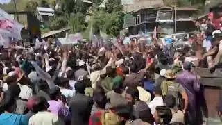During Assembly election campaign, road show led by GM Saroori at Chatroo