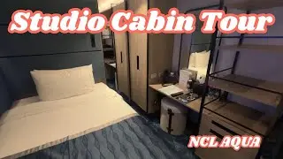 NCL Aqua Studio Lounge and Cabin Tour (13577)