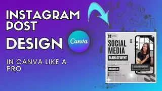 Social Media Post Design Tutorial in  2025 URDU | Instagram Post Design