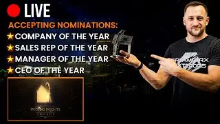 Accepting nomination in 4 categories for Roofing 2021 Insights Awards!