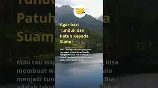 Tips Agar Istri Tunduk dan Patuh Kepada Suami! #shorts  #katabijak  #suamiistri