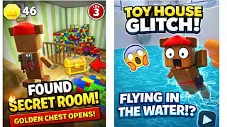 SUPER BEAR ADVANTURE FOUND SECRET ROOM AND GOLDEN CHEST OPENS || FLAYING IN THE WATER 