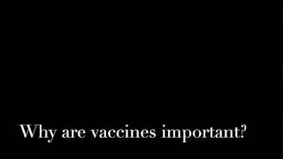 Why are vaccines important?