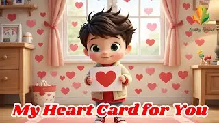 My Heart Card for You 💌 | Valentine Song for Kids | Fun Learning Song | Brainy Sprout