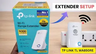 TP-Link TL-WA850RE - WiFi Range Extender Setup | 2.4 GHz 300 Mbps Wifi extender setup 